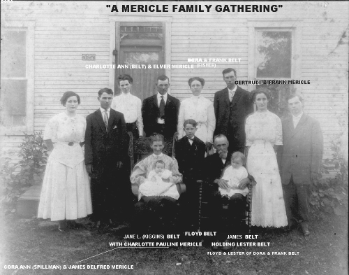 Mericle Families Portrait - August 1911