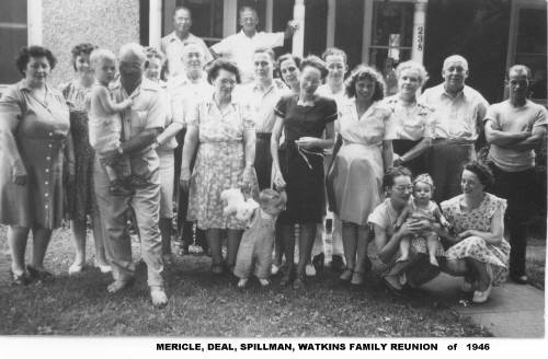 Mericle Families Reunion - 1946