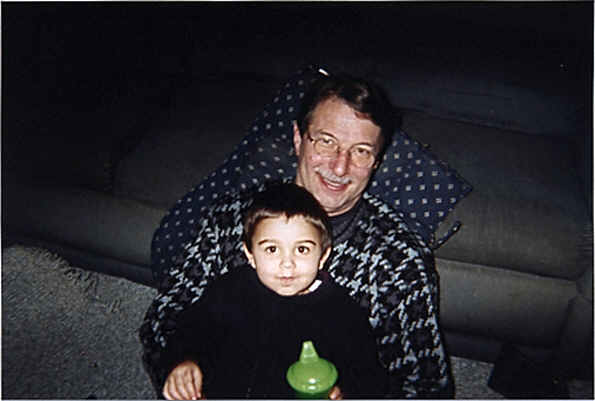 Grandpa Paul (jim) Hoyt with Grandson Alex