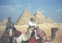 Twins - Don & John and Giza Pyramids
